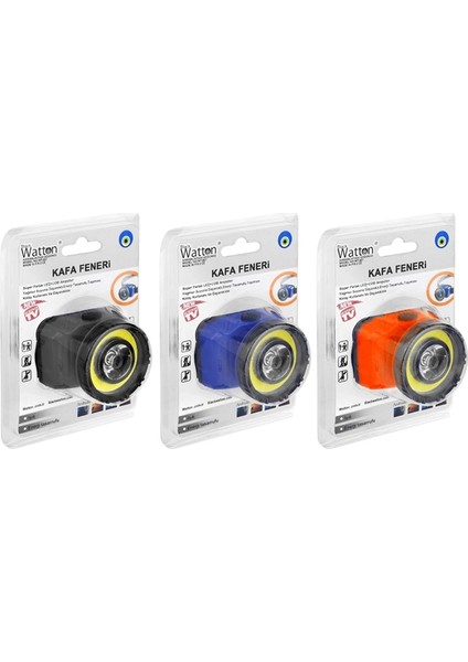 Güçlü Pilli Kafa Lambası WT-607 fırsatları