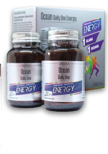 Daily One Energy 30 Tablet Ginseng ve Koenzim Q10 İçeren Multivitamin Takviye