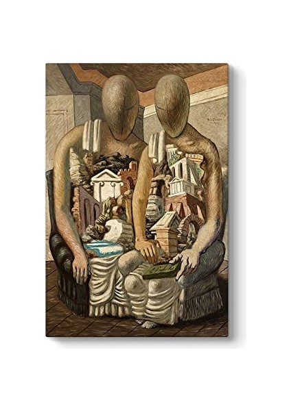 Giorgio De Chirico - Arkeologlar Tablosu 50 x 75 fiyatları