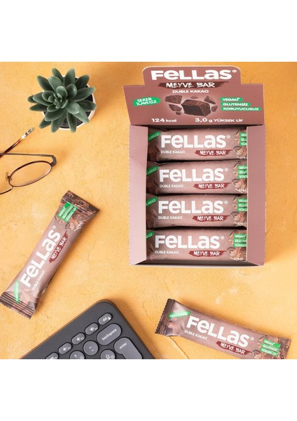 Fellas Meyve Bar, Duble Kakaolu, 35GR x 12 Adet modelleri