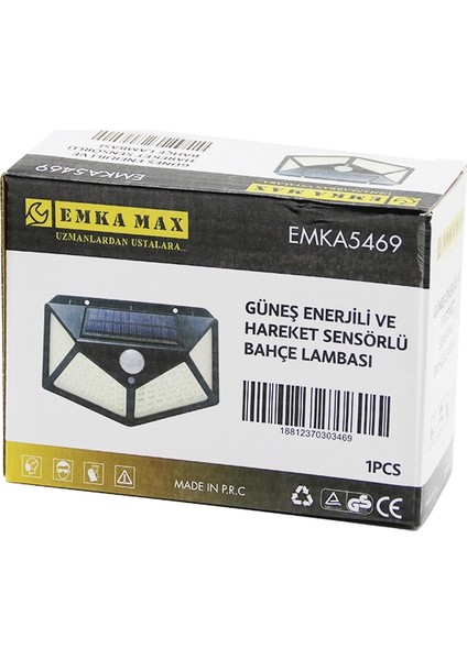 Solar Hareket Sensörlü Dış Mekan Aplik Lambası 9.5X13.5 cm fiyatları