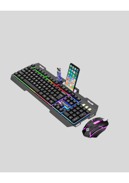 Mekanik Oyuncu Seti – LED Işıklandırma ve Ergonomik Mouse fiyatları