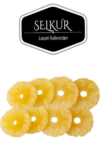 Kuru Ananas 500 gr 1.Kalite Türkiye Menşeli Organik Sertifikalı Lezzet indirimleri