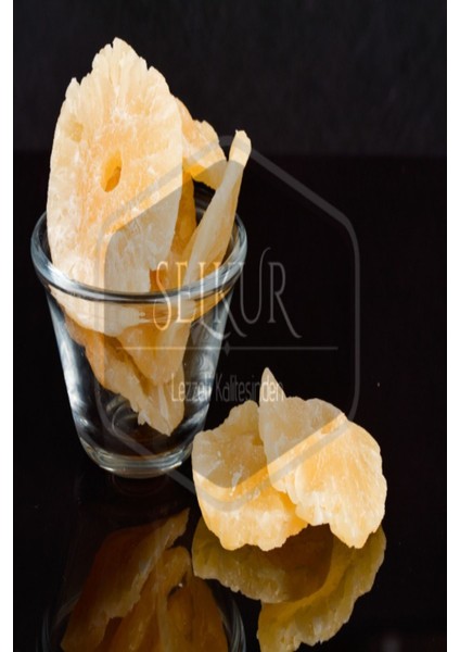 Kuru Ananas 500 gr 1.Kalite Türkiye Menşeli Organik Sertifikalı Lezzet