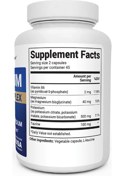 Potassium Tri-Blend Complex 90 Capsul.. fiyatları