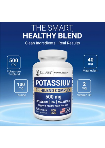 Potassium Tri-Blend Complex 90 Capsul.. fırsatları