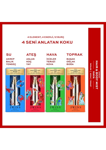 Zodiac Saç ve Vücut Spreyi - Hava indirimleri