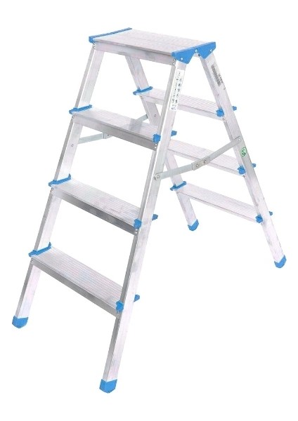 4+4 Çift Basamaklı Alüminyum Metal Merdiven fiyatları