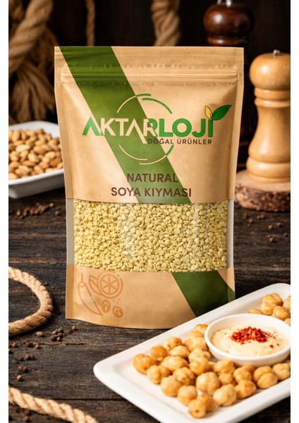 500 gr Naturel Soya Kıyması / Bitkisel Protein Kaynağı / Katkısız & Doğal