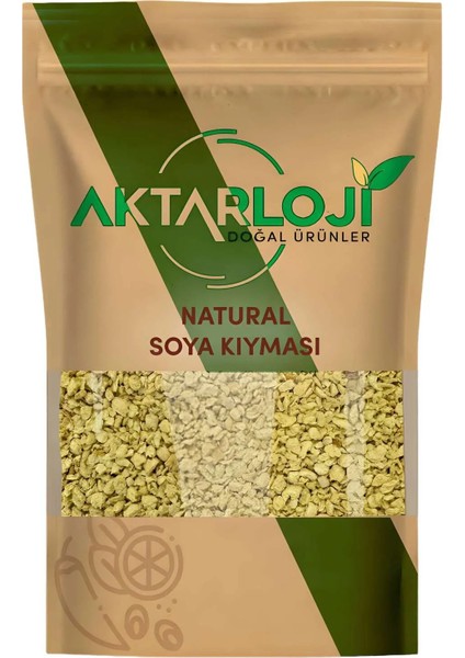 500 gr Naturel Soya Kıyması / Bitkisel Protein Kaynağı / Katkısız & Doğal