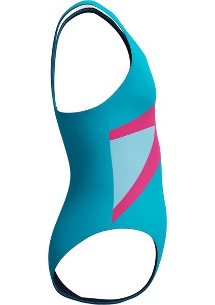 Speedo Hyperboom Butterfly Back Jf Kız Çocuk Mavi Mayo modelleri