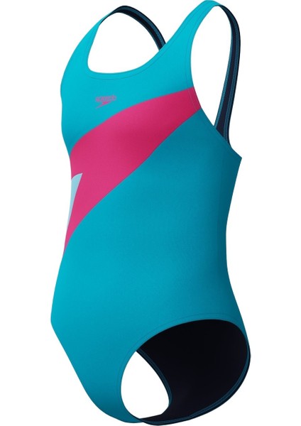 Speedo Hyperboom Butterfly Back Jf Kız Çocuk Mavi Mayo fırsatları