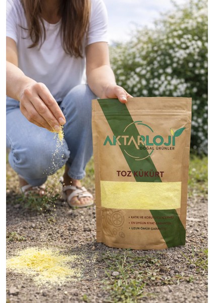 500 gr Saf Toz Kükürt / Katkısız & Doğal
