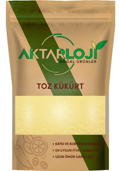 500 gr Saf Toz Kükürt / Katkısız & Doğal