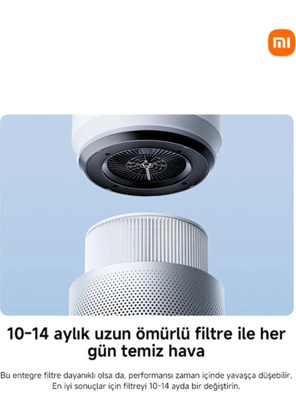 Smart Air Purifier Hava Temizleme Cihazı Elite Filtre Beyaz Renkli 28 lt Hacim ile Temiz Hava Sağlar