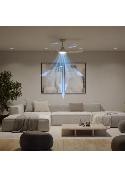 LED Olas Tavan Vantilatörü 30W-24W fiyatları