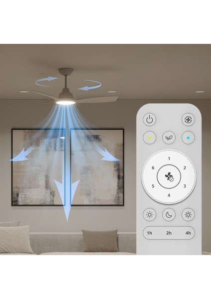 LED Olas Tavan Vantilatörü 30W-24W fırsatları