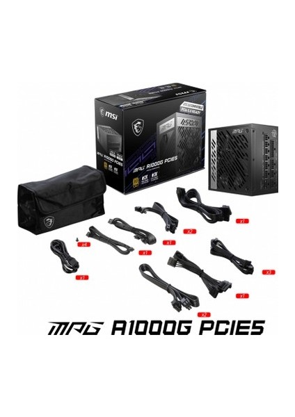 Msı Psu Mpg A1000G Pcıe5 1000W 80+ Gold Power modelleri