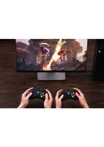 Irmakxx 8bitdo M30 Wired Controller For Xbox Series X|s, Xbox One, And Windows With 6-Button Layout