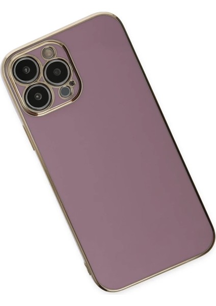 Apple iPhone 14 Pro Max Kılıf Volet Silikon - Mor modelleri