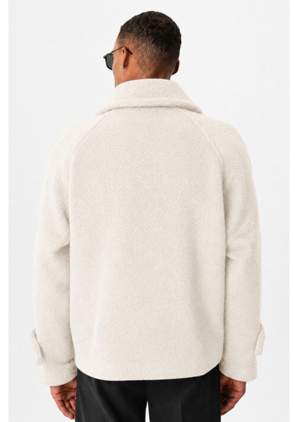 Kruvaze Crop Fit Erkek Mont fırsatları