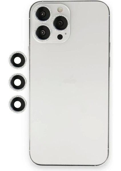 Apple iPhone 12 Pro Shine Kamera Lens - Gümüş fiyatları