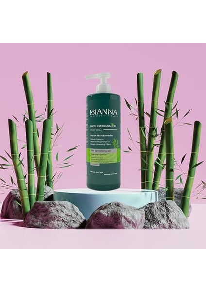 Yeşil Çay ve Bambu Özlü Yüz Temizleme Jeli 400 ml C Vitaminli modelleri