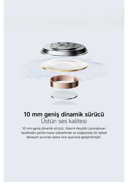 Redmi Buds 6 Play Beyaz Kulakiçi Kulaklık- Gürültü Engelleme BT 5.4 TWS (Xiaomi TR Garantili)