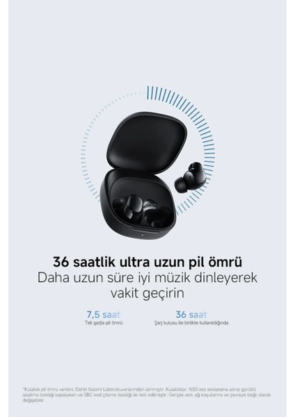 Redmi Buds 6 Play Beyaz Kulakiçi Kulaklık- Gürültü Engelleme BT 5.4 TWS (Xiaomi TR Garantili)