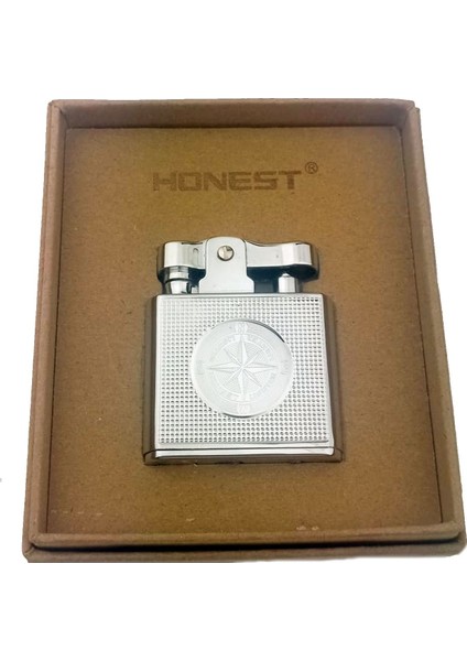 Pusula Tasarımlı Honest Benzinli Çakmak modelleri