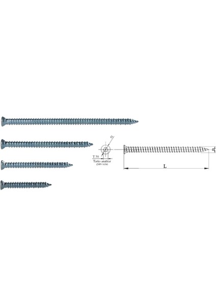 Buldex Vida 7,5X60 Dubelsiz Vida 6 cm 10 Adet fiyatları