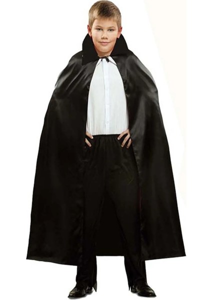 Siyah Renk Yakalı Halloween Pelerini 90 cm modelleri