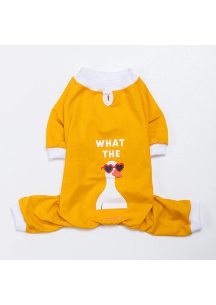 26907 Sarı What The Duck Pijama Tulum fırsatları
