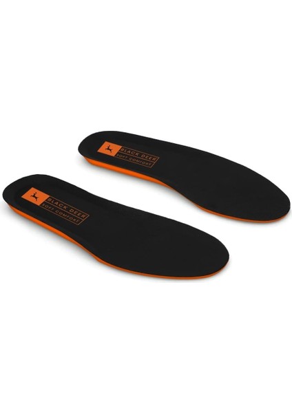 Sidelyasell Black Deer Hyper Boost Technology X30 Soft Comfort Siyah-Turuncu Ergonomik Tabanlık Turu modelleri