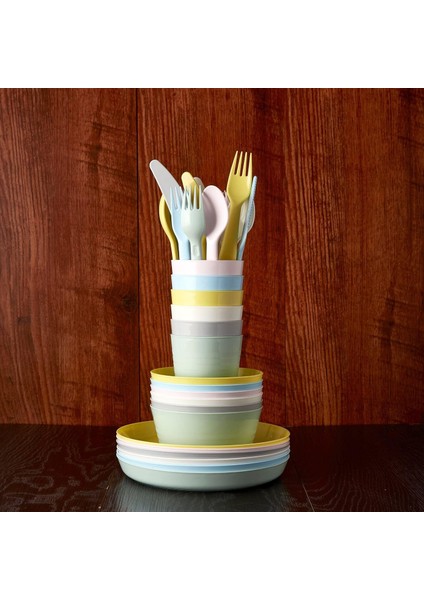 Sidelyasell Ikea 4 Yemek Kaşığı Kalas Seti (Farklı Renkler) fiyatları