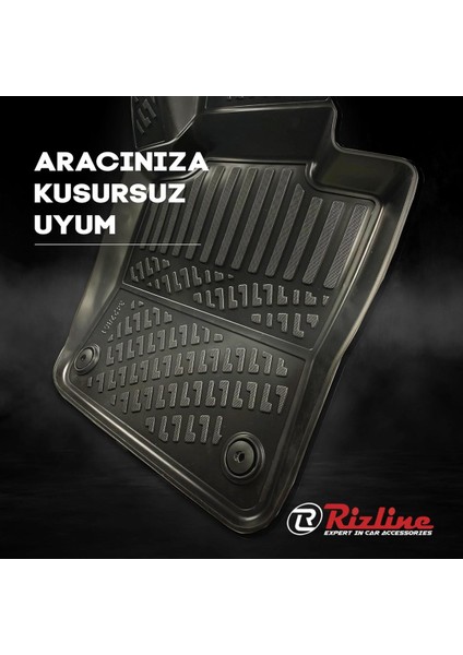 Rizline Togg T10F 2025 Sonrası Havuzlu Paspas modelleri