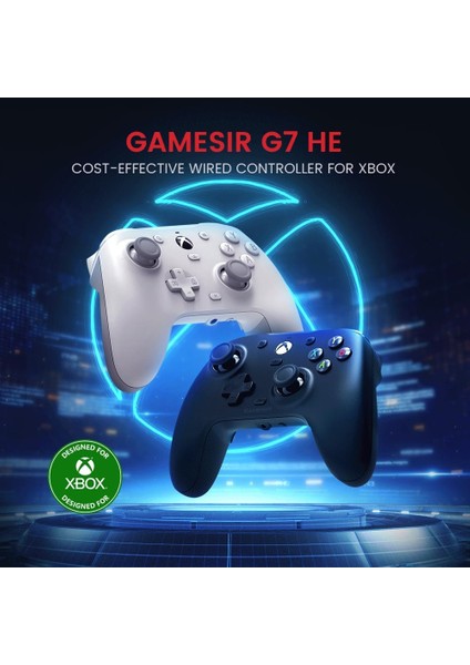 Nerimu Gamesir G7 He Wired Xbox Controller,hall Effect Sticks | Xbox Series X|s, Xbox One, Windows 1 fiyatları