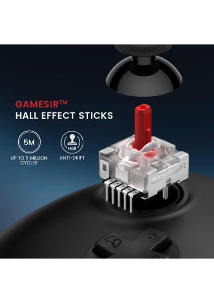 Nerimu Gamesir G7 He Wired Xbox Controller,hall Effect Sticks | Xbox Series X|s, Xbox One, Windows 1 modelleri
