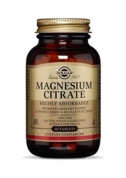 Shopandenjoy Solgar Magnesium Citrate 200 Mg Tablet (60 Kapsül) fırsatları