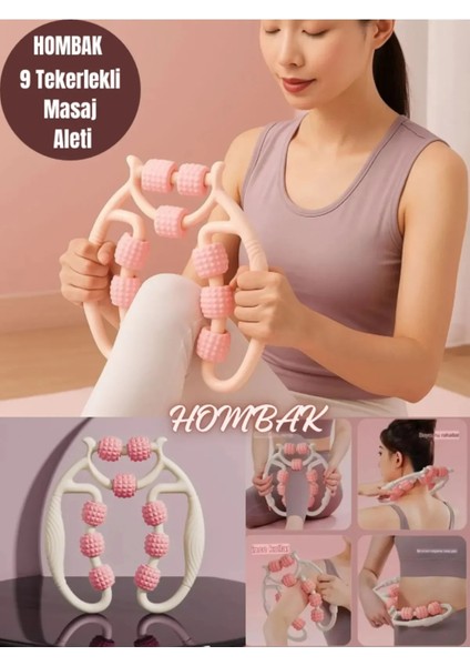 9 Tekerlekli Yoga Fitness Silindiri (Roller) fırsatları