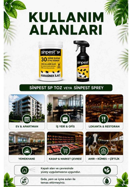 500 ml Karasinek Ilacı 4 Adet fiyatları