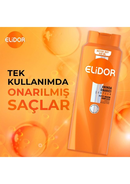 Prime Elidor Saç Bakım Şampuanı, Anında Onarıcı, 650 ml fırsatları