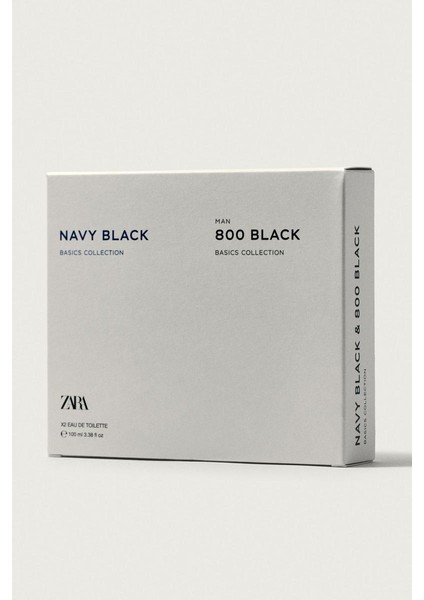 Navy Black + Zara Man 800 Black Edt 2X100 (Indirimsehri)Ml fiyatları