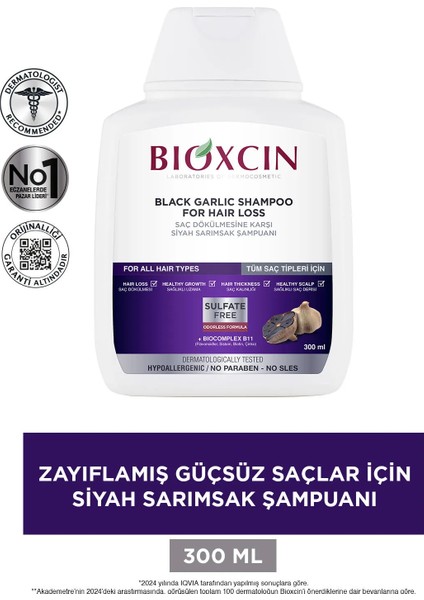 Saç Dökülmesine Karşı Siyah Sarımsak 300 ml 3 Al 2 Öde Şampuan fiyatları