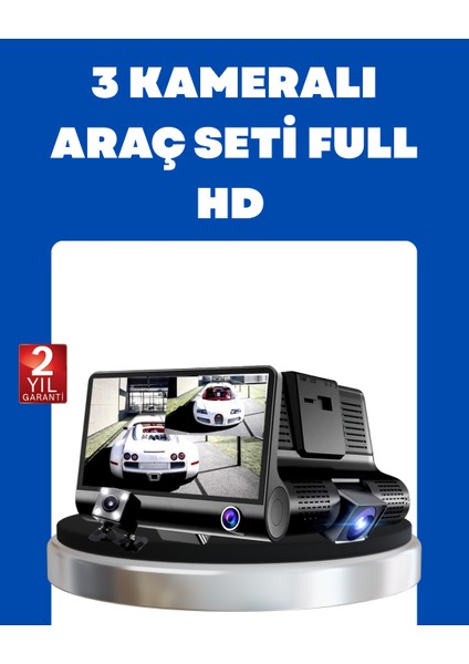 Renas Store G-Sensör, Park Modu ve Döngüsel Kayıt Destekli Araç Dvr - Lisinya