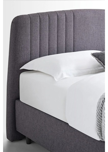 Canto Baza Antrasit Çift Kişilik 2'li Set Modern Tasarım ve Dayanıklı Yapı 140 x 190 cm