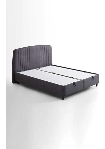 Canto Baza Antrasit Çift Kişilik 2'li Set Modern Tasarım ve Dayanıklı Yapı 140 x 190 cm