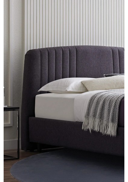 Canto Baza Antrasit Çift Kişilik 2'li Set Modern Tasarım ve Dayanıklı Yapı 140 x 190 cm