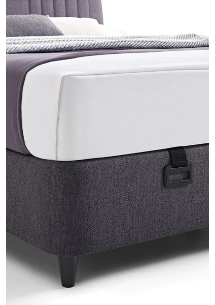 Canto Baza Antrasit Çift Kişilik 2'li Set Modern Tasarım ve Dayanıklı Yapı 140 x 190 cm