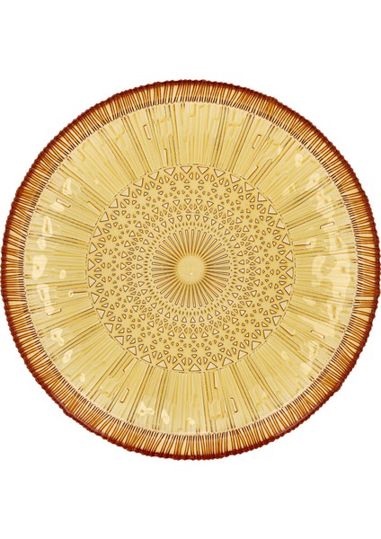 Bıtz Bıtz Kusintha Servis Tabağı Yuvarlak Amber 3 cm - Çap:30 cm fiyatları